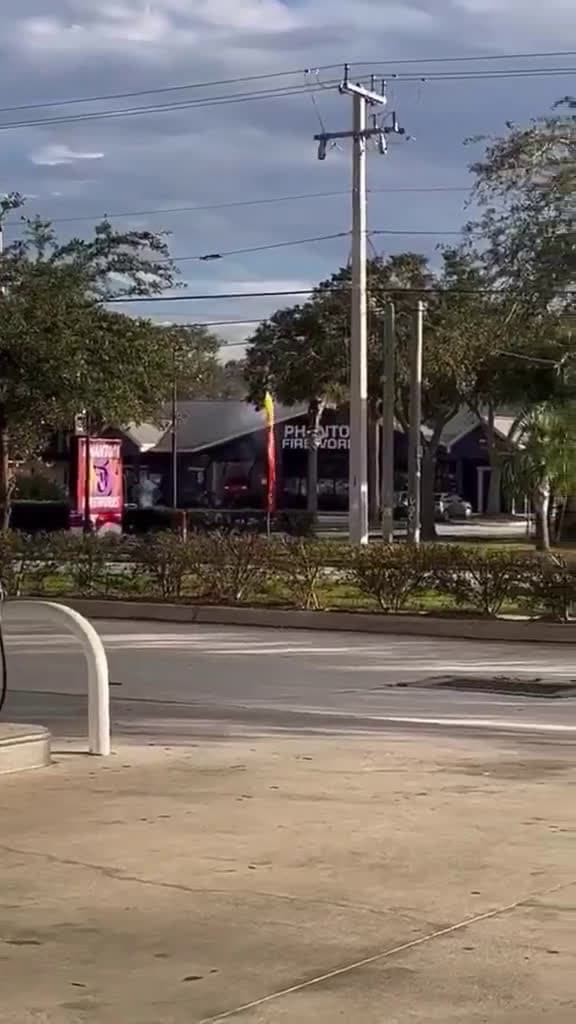 cover for Car crashes into a fireworks store and hell blows over😬😬