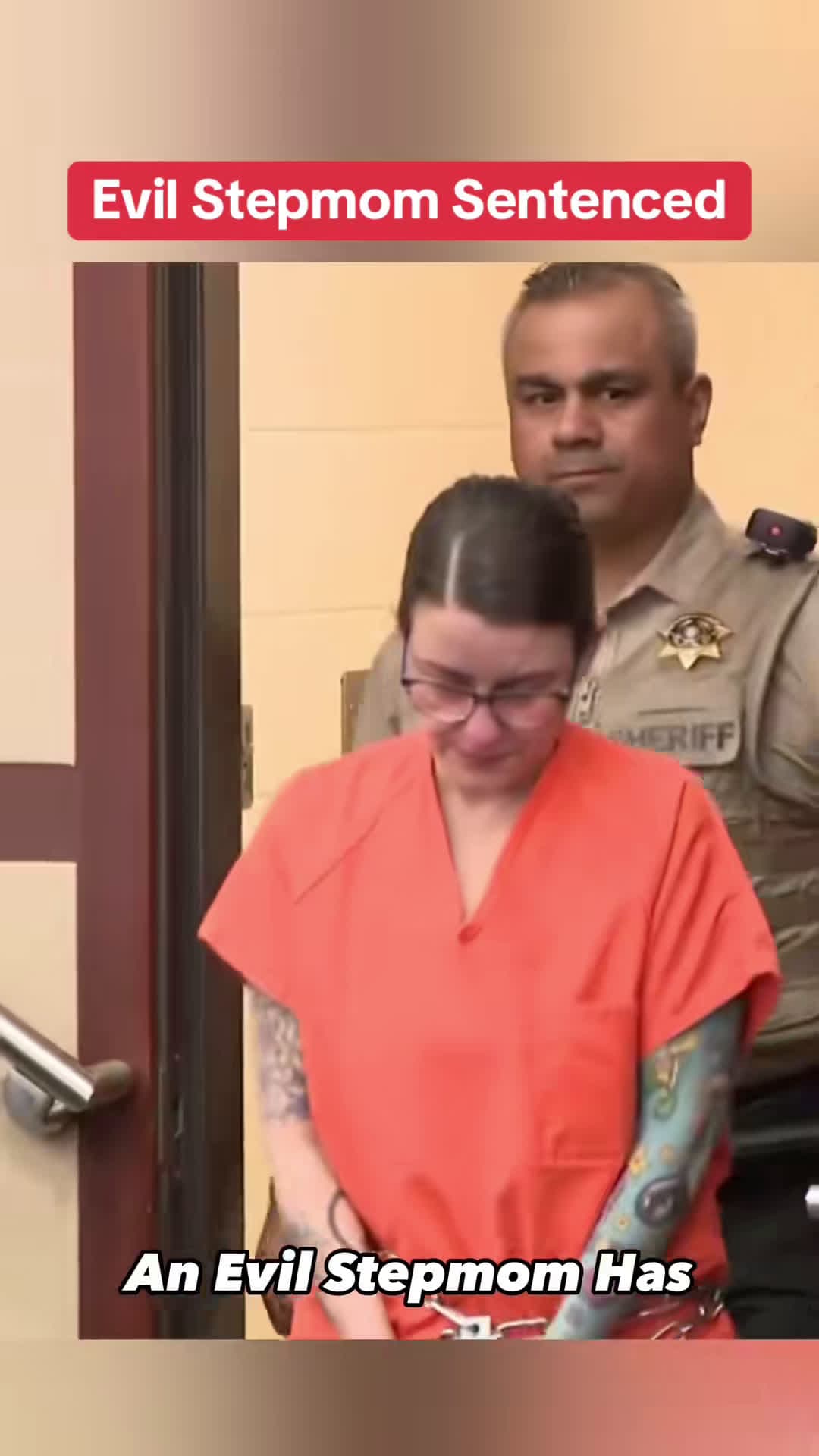 cover for #TrueCrimeStories Evil stepmom Nichole Scott has been sentenced to a minimum of 20 year..