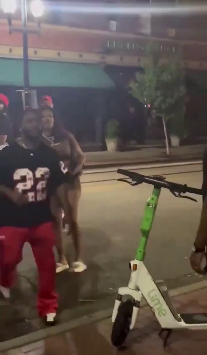 cover for Black Man jumps and beats the sh*t out of him for making fun of his girlfriend and talking sh*t in the streets  #fight  #fightcam