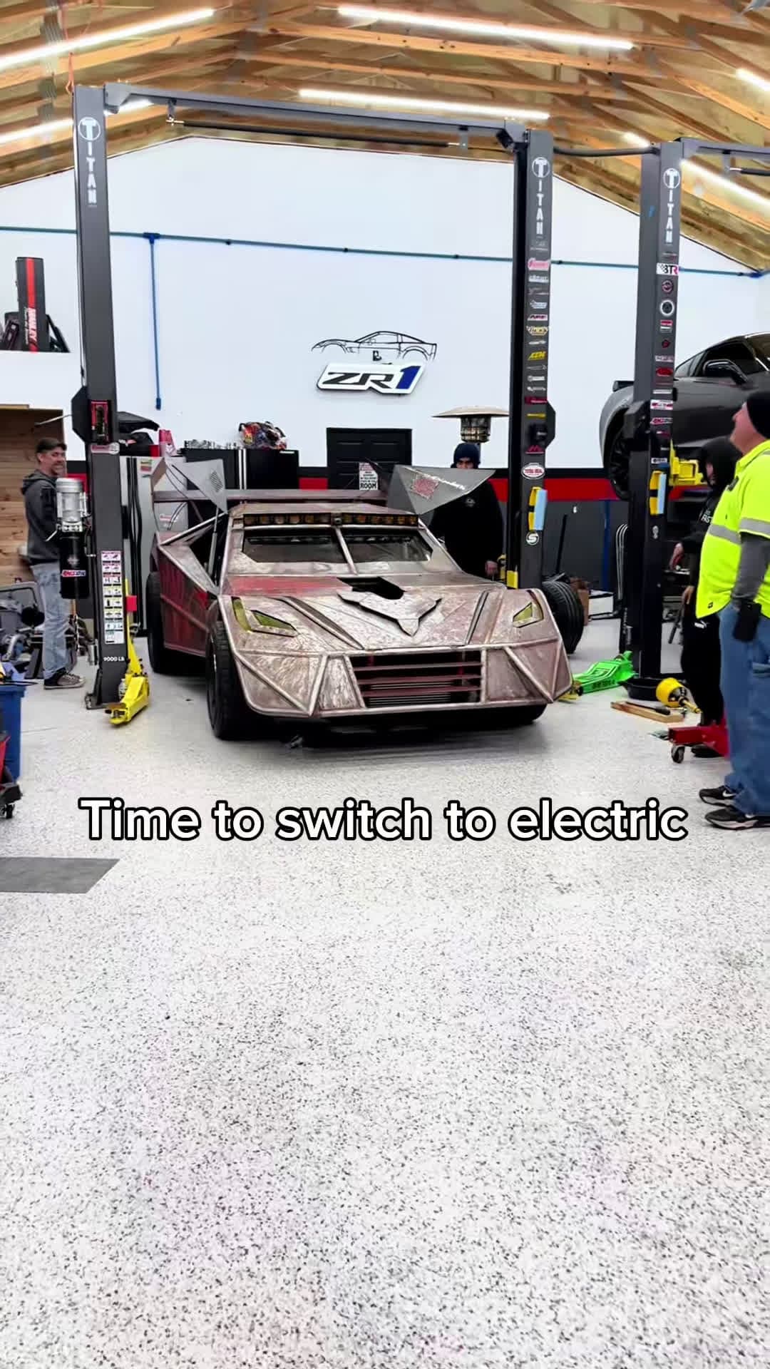 cover for Time to switch to electric cars truck