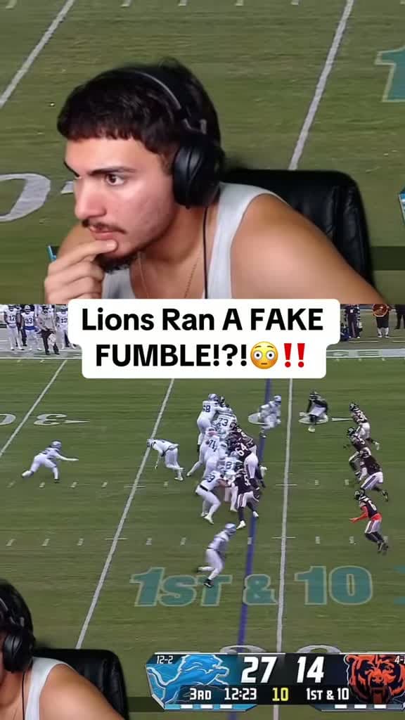 cover for Lions pull off epic fake fumbles ahead of GTA 6 launch! 🦁🔥 #NFL #FakeFumble #DetroitLions