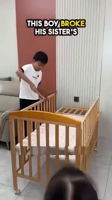 cover for This boy destroyed her sisters bed only to make an amazing unique and incredible bed for her 🥹🤯