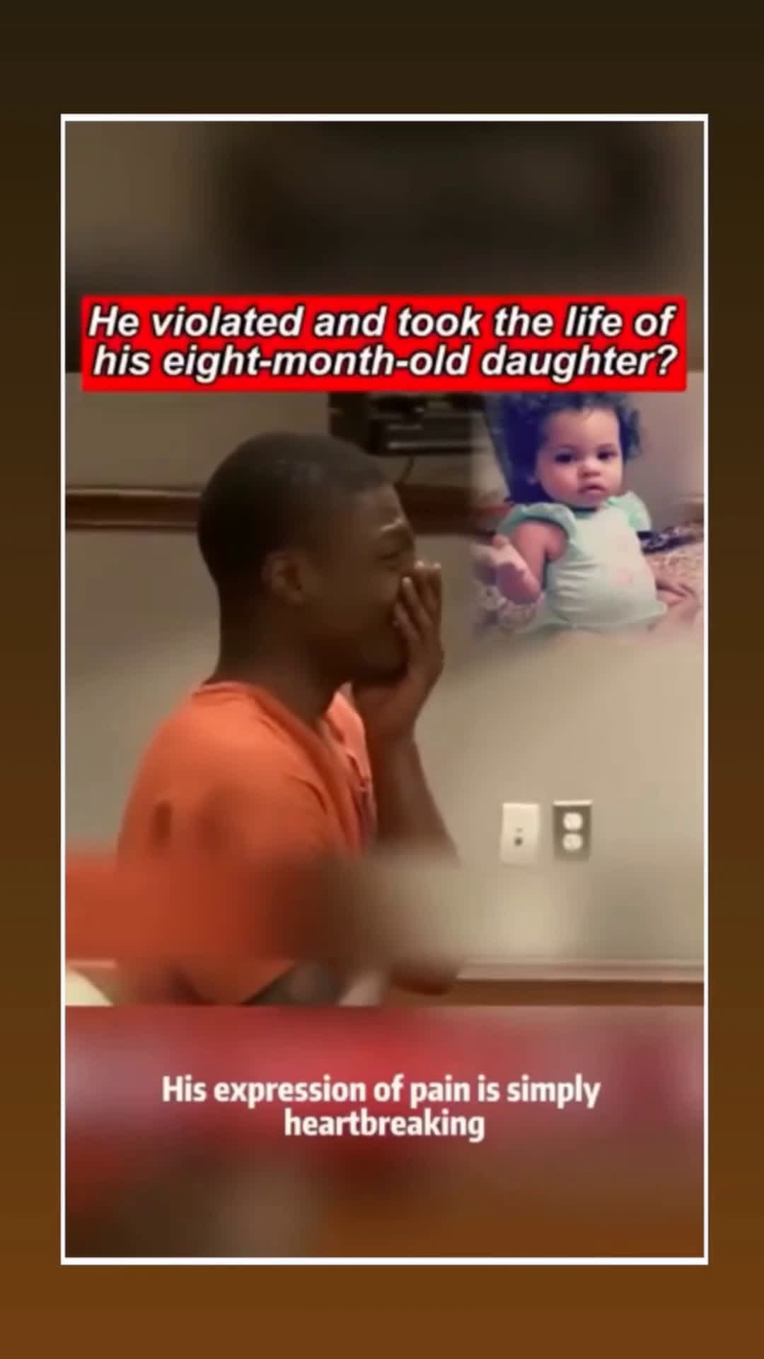cover for He violated and took the life of his 8 month old daughter #TrueCrime  #crime  #scoopz  #fyp  #truecrimestories  #police  #policeofficer 