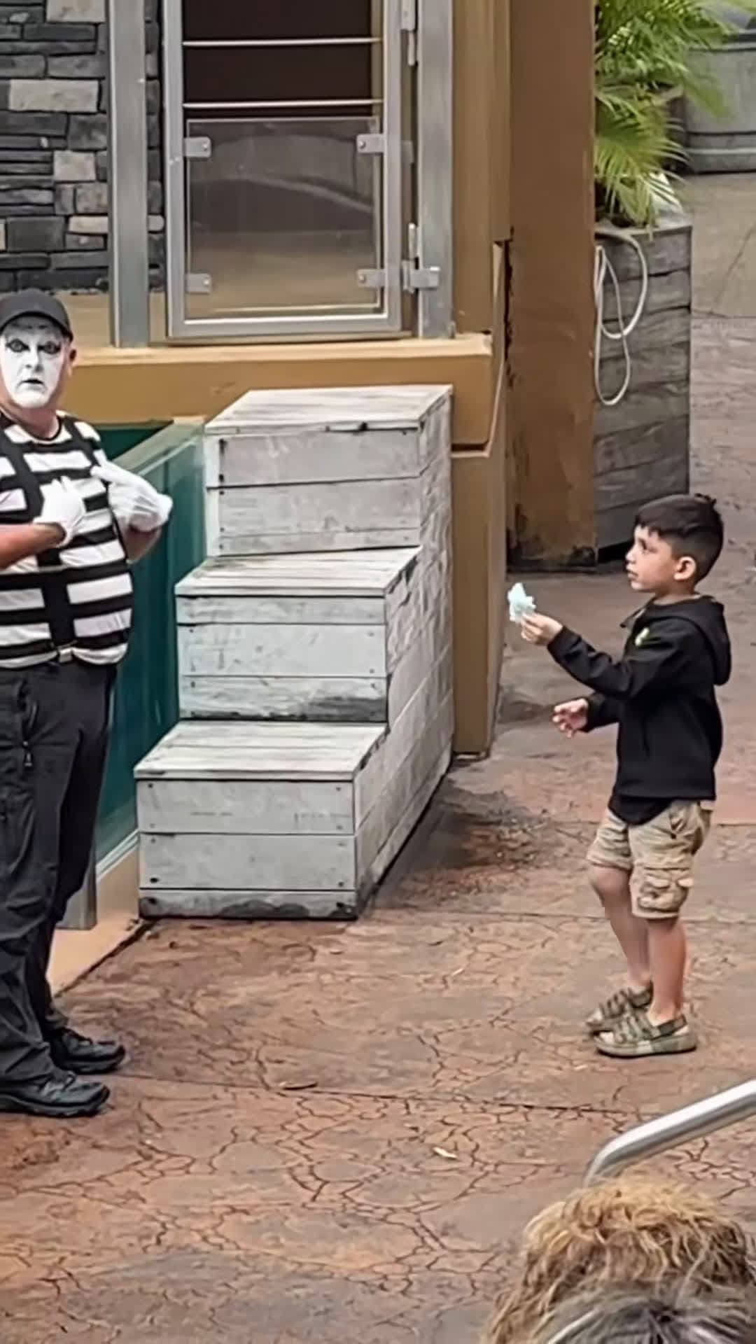 cover for #FirstVideoChallenge Definitely the best moment wit Tom mime SeaWorld #funny #seaworldmime #funny #tomthemime 