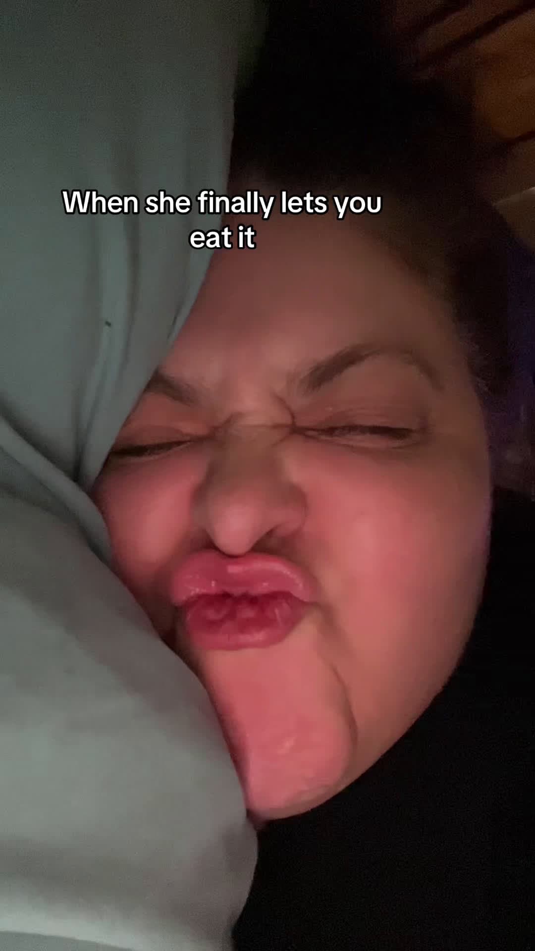cover for When she finally lets you taste the cake