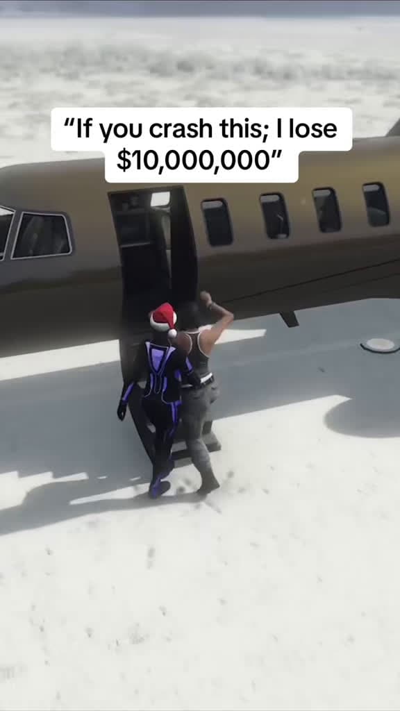 cover for When your GTA character learns to fly... kind of 😂 #GTA5 #EpicFails #Xbox