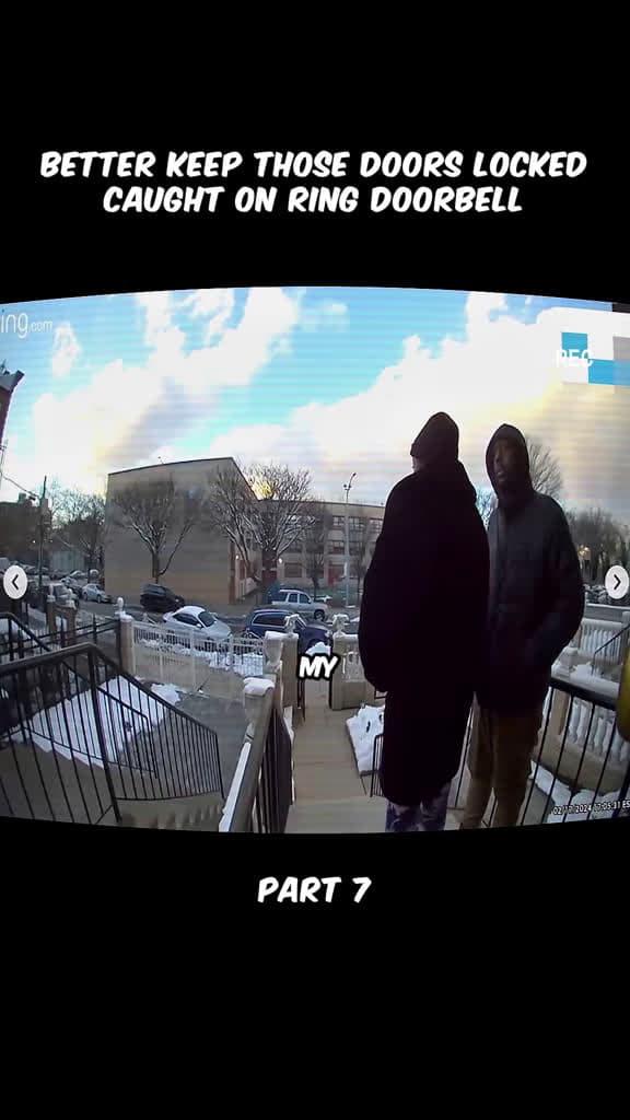 cover for Part 6: A chilling doorbell camera mystery—watch what happens next 😱 #Creepy #DoorbellCamera #Scary #CaughtOnCamera
