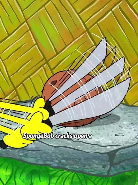 cover for SpongeBob gets swept away by a fierce wind to Monster Island! 😲 #SpongeBob #Cartoon #SpongeBobSquarePants