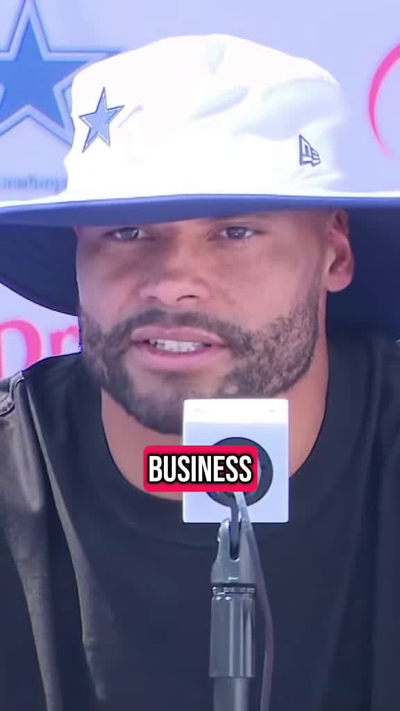 cover for Dak Prescott opens up about contract talks and how it impacts star teammates like Micah Parsons at Cowboys Training Camp 🏈 #DallasCowboys #NFL #MicahParsons