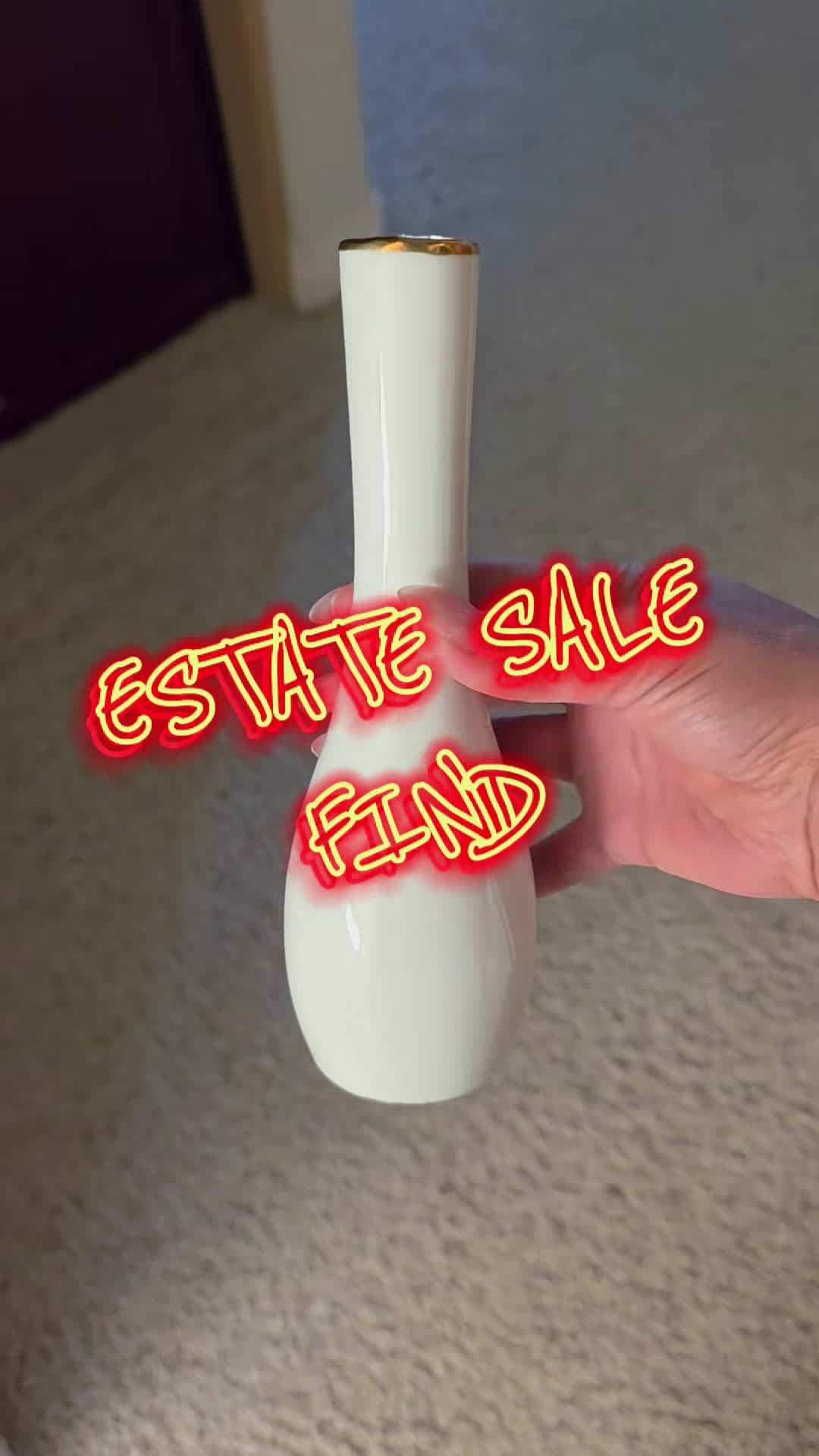 cover for Wanna see something cool? ##estatesale #estatesalefinds #auction #estatesalehaul #auctionhaul #thrifthaul #mcm #midcentury #midcenturymodern #modern #vase #knoll #knollfurniture #rare #promogift #vintage #eamesera #eames #tulipchair #designer #ikea #retro #reseller #art #history