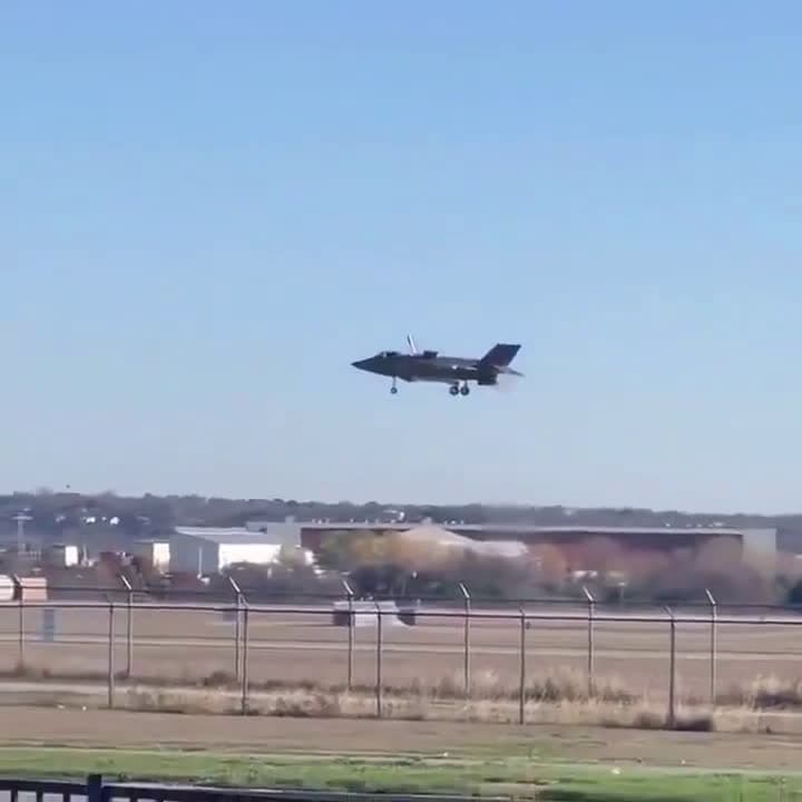 cover for Watch the F-35B nail a vertical landing! 🚀 #F35 #JetLanding #Aviation