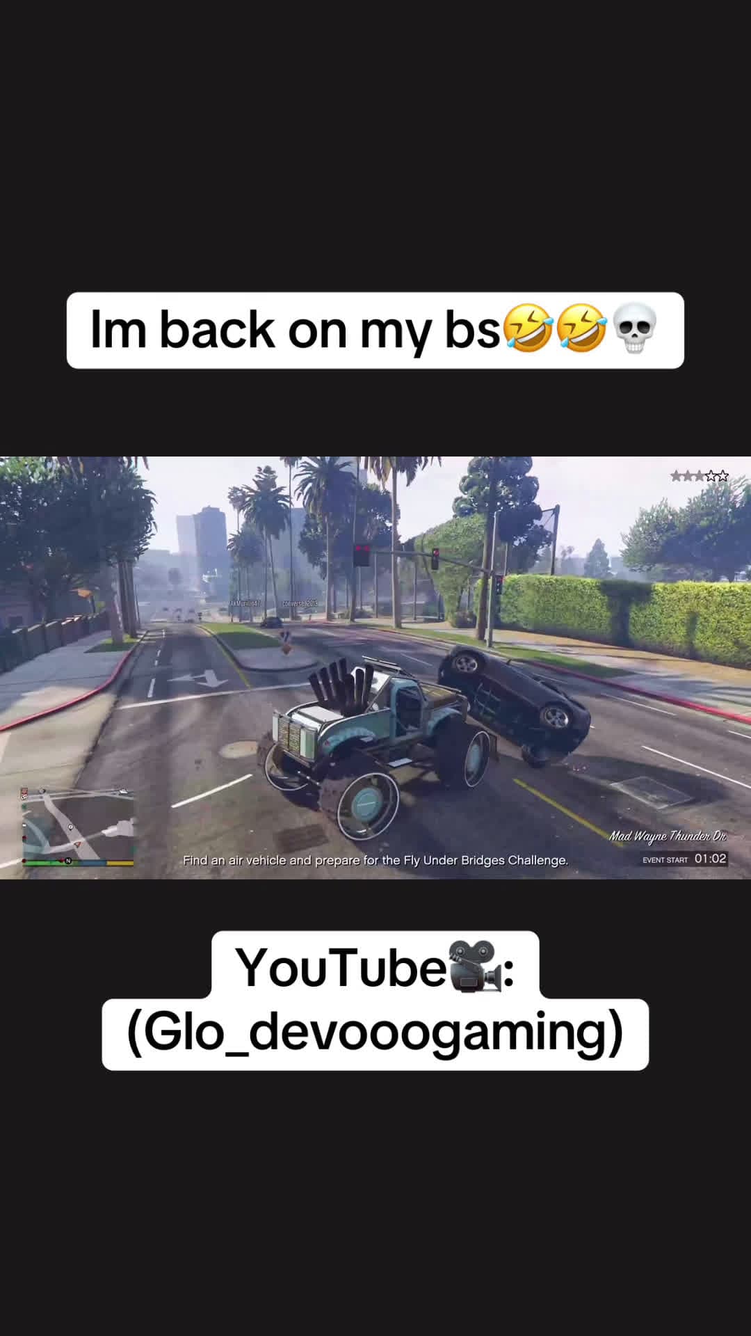 cover for Im back on my bs🤣😭 Youtube🎥: (Glo_devooogaming) #foryou #gta5 #scoopz #explore #tiktok #gaming #contentcreator #funnyvideos #like #follow