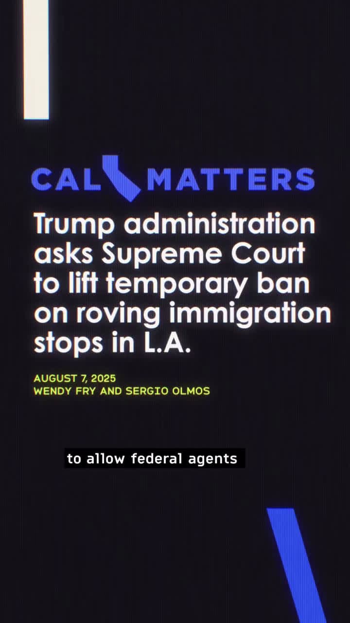cover for The Trump administration just asked the Supreme Court to let federal agents in LA target people based on race or ethnicity. investigative reporter explains