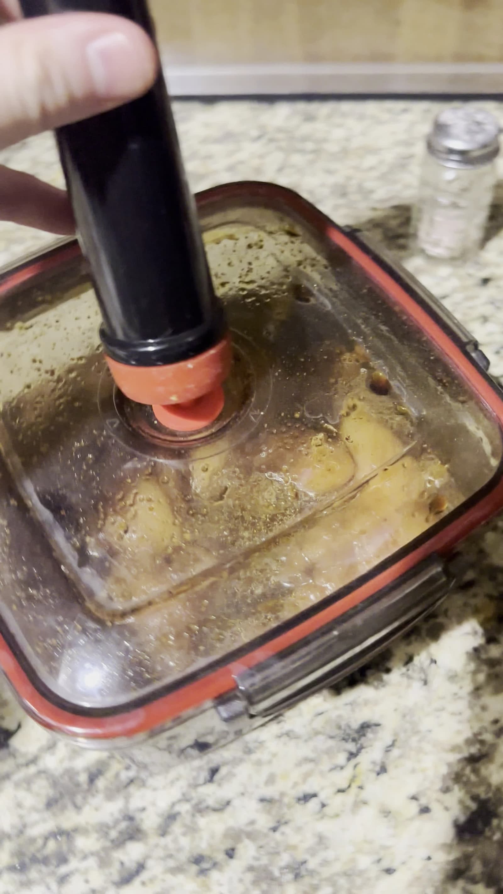 cover for Pt2 check bio for others. Marinating chicken tenderloins in the MARINATOR #chicken #chickenrecipe #cooking #foodie