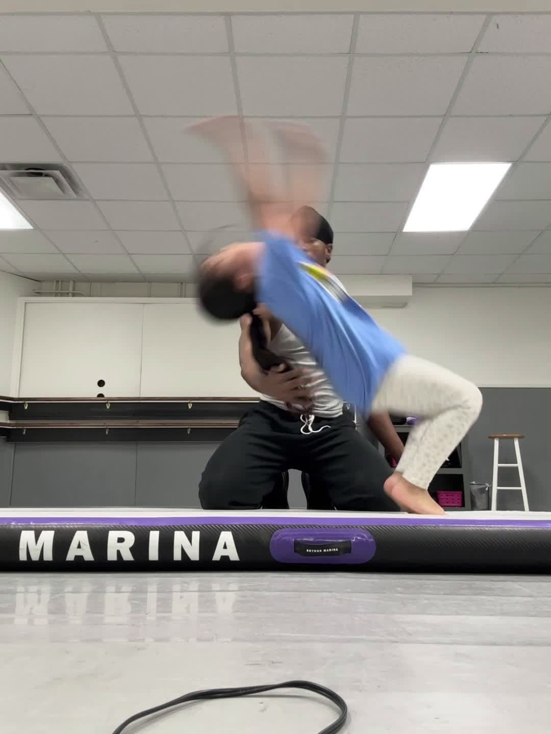 cover for #superathletes#Backhandspring fail 😂