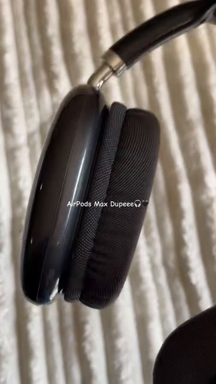 cover for The sound is good though🤌🏽. #airpodsmaxdupe #headohones #unboxing #reviews #duplicates