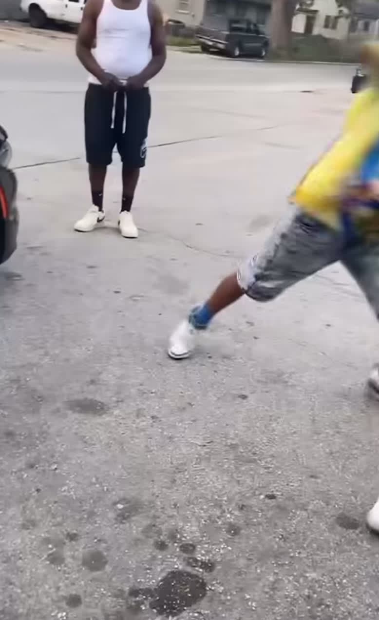 cover for Bully gets instant karma #fight #hood #hoodlife #fights #fightcam #fighting