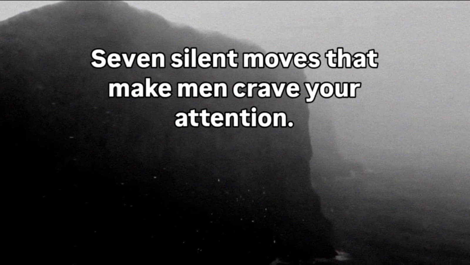 cover for 7 Silent Moves That Make Men Cr*ve Your Attention.A woman’s silence isn’t emptiness—it’s power. The less you explain, the more he feels compelled to figure you out. And when your actions speak louder than your words.#SilentMove