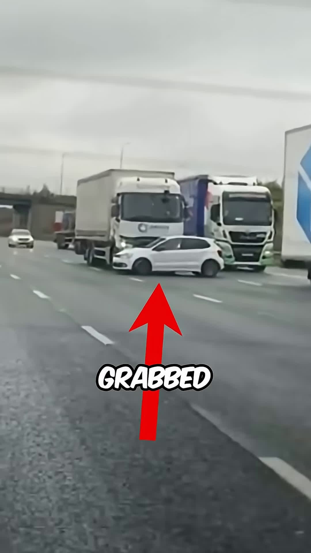 cover for Trucker Pushes Car Along The Highway Credit uSemperLemon