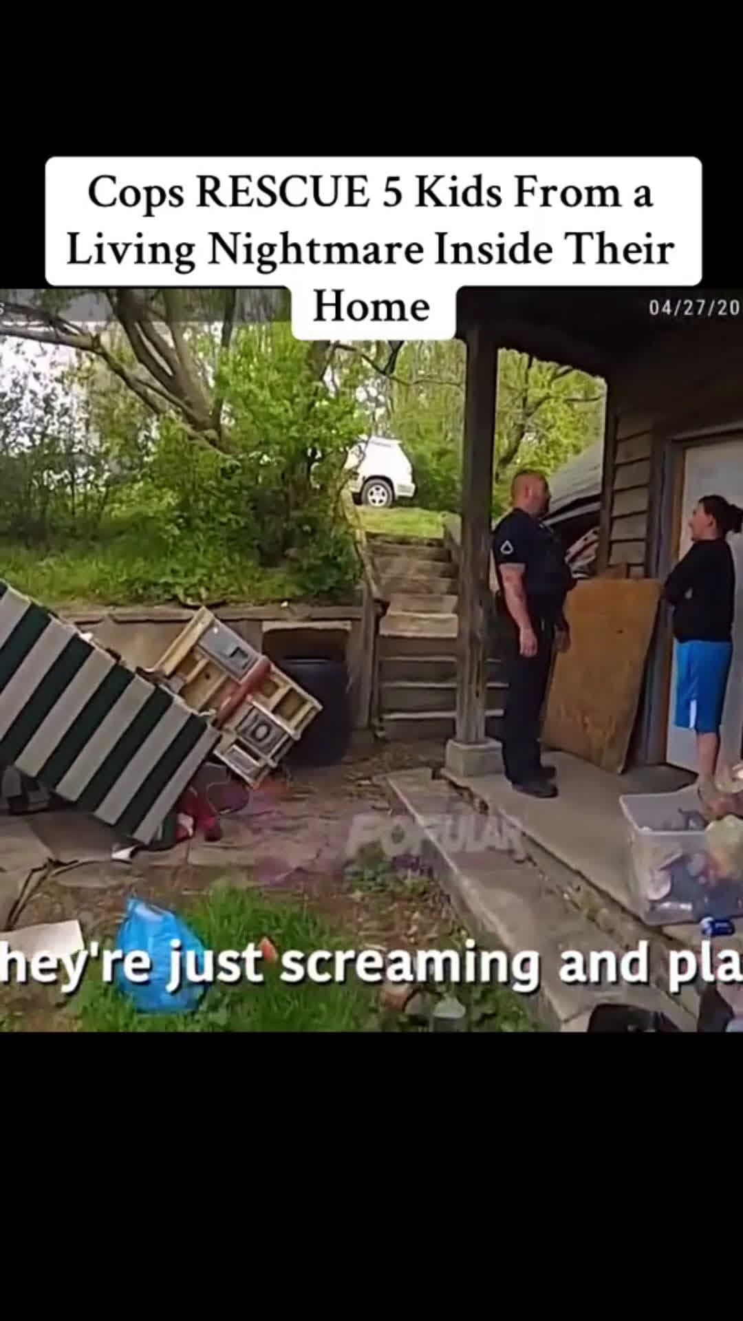 cover for Cops RESCUE 5 Kids From a Living Nightmare Inside Their Home cops #bodycam 