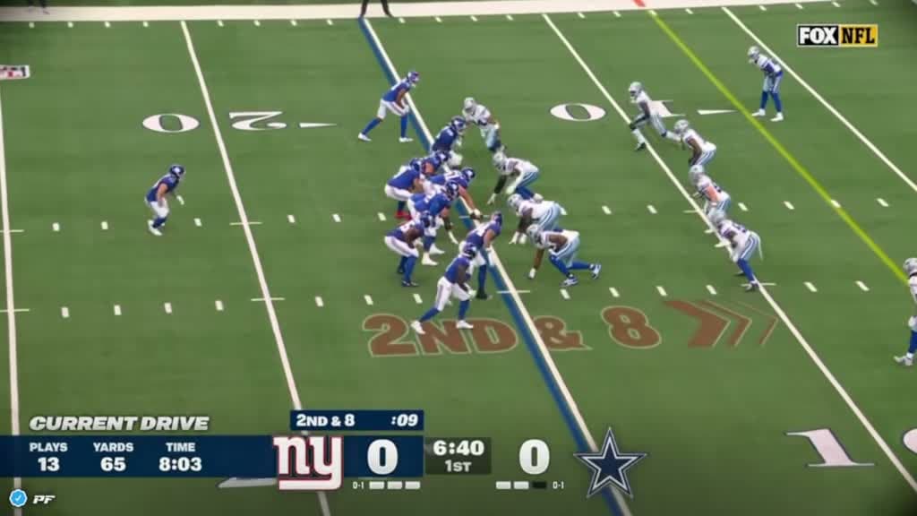cover for Giants OL James Hudson racks up FOUR straight penalties, Brian Daboll says 'take him out' 😳 #NFL #NYG #Giants