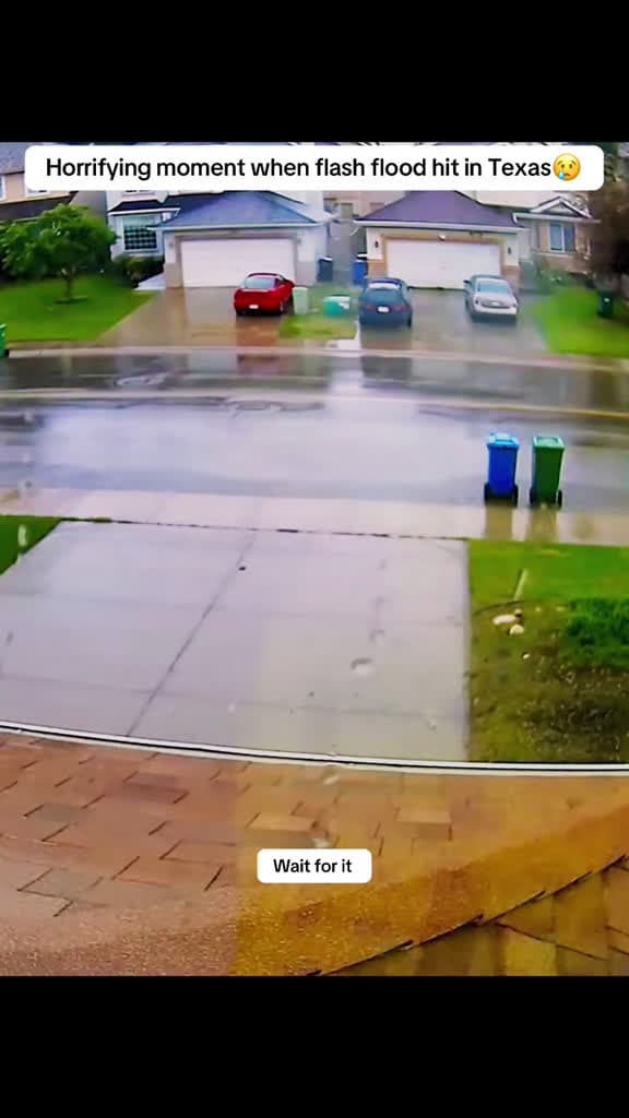 cover for Terrifying flash flood crashes through Texas! Stay safe out there! 🌊 #flood #disaster #Texas