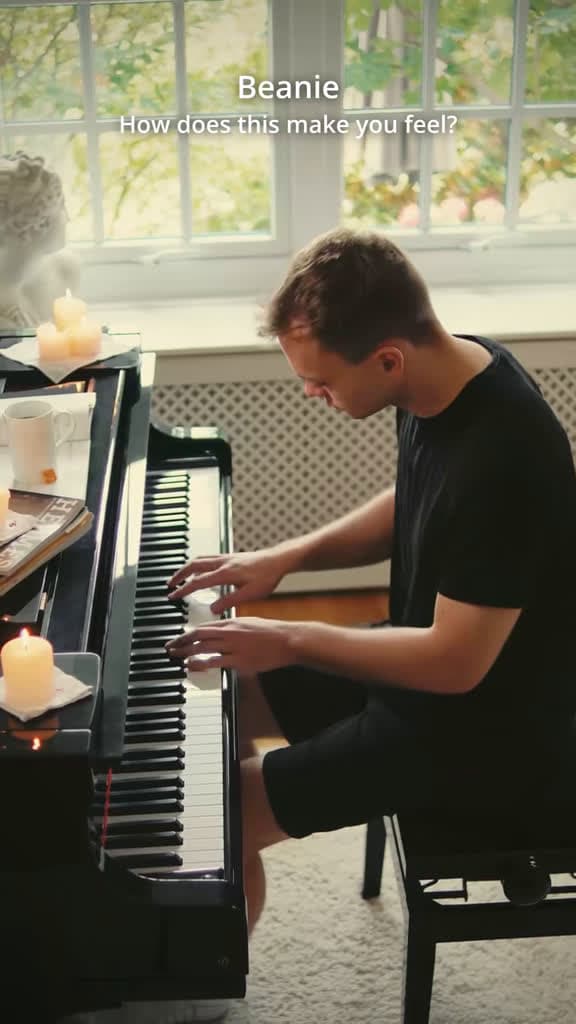 cover for Hear it in your tone — a soulful piano cover that captures the mood 🎹 #pianocover #sad #beanie