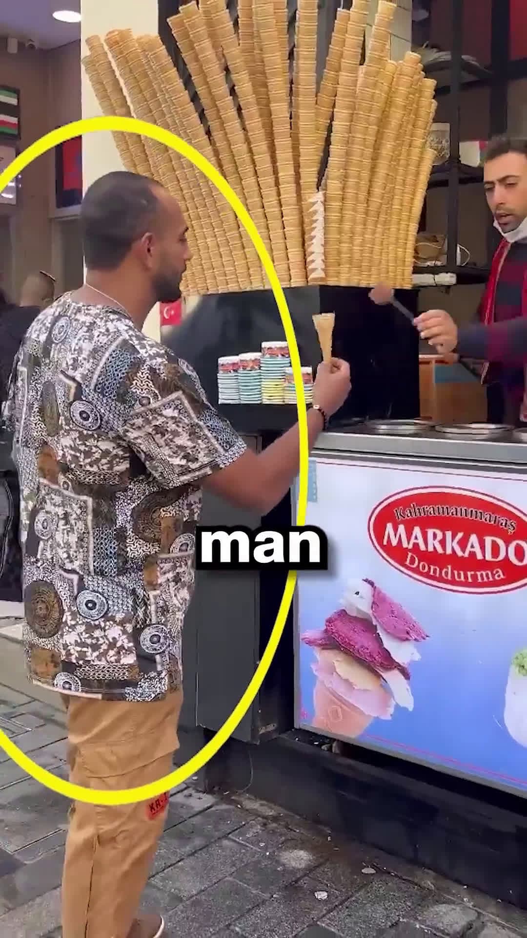 cover for He showed an insane IQ to the ice cream man #fyp