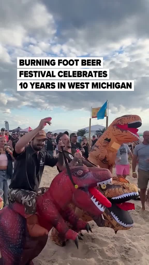 cover for Thousands of beer enthusiasts flocked to Muskegon’s Pere Marquette Beach on Saturday, Aug. 23, for the 10th annual Burning Foot Beer Festival, transforming the Lake Michigan shoreline into a vibrant celebration of craft brewing...