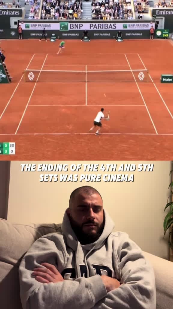 cover for Unbelievable tennis rally! 🎾🔥 #Tennis #EpicMatch #Sports