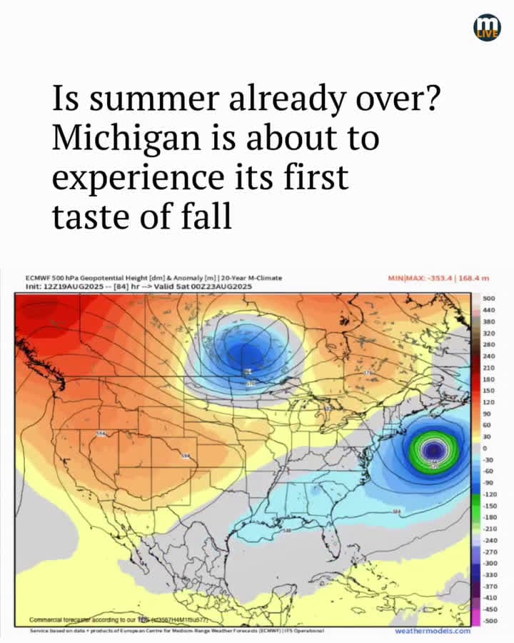 cover for A weather feature called a cold front is going to bring us our first fall-like feel very soon.Looking at the upper-air forecast as we head into the weekend and early next week, you can watch the big bend in the jet stream form...