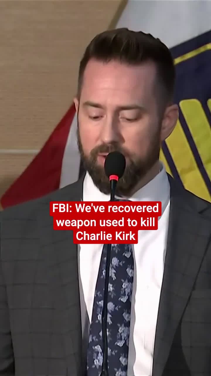 cover for The FBI announced that the weapon used in the shooting of conservative political activist Charlie Kirk has been recovered, though the killer remains at large.The 31-year-old was fatally shot in the neck while speaking to a cro...