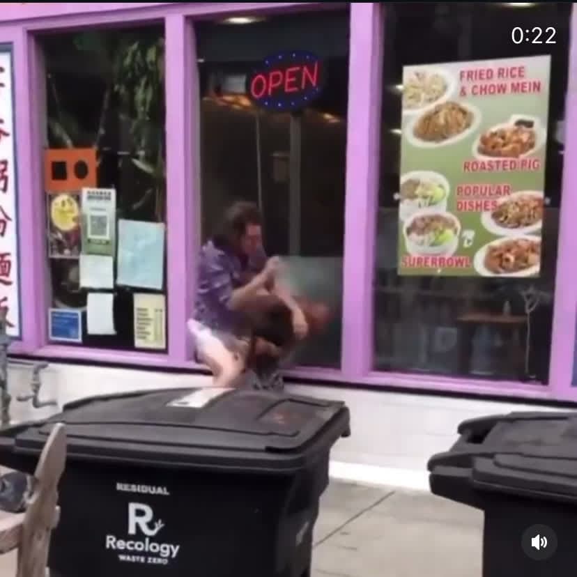 cover for Bums fighting in Portland Oregon  #fighting  #publicfights  #homelesspeople  #portland