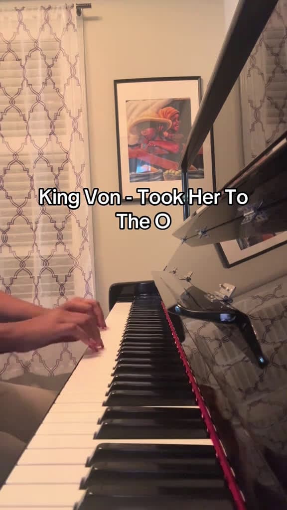 cover for Yuh, RIP King Von — a soulful piano cover that hits hard 🎹 #KingVon #KingVonCover #PianoCover