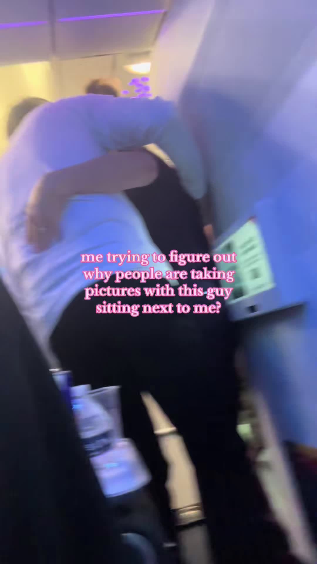 cover for Found another creepy video I took when i sat next to this guy on the airplane making it my top hit for 2023 😂 i was quickly educated by tiktok before the plane even landed 😭