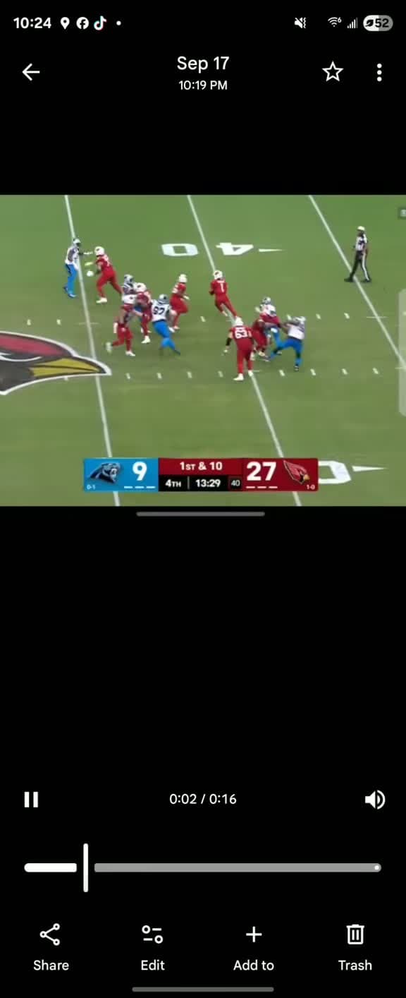 cover for Week 1 highlights! LET'S GO CARDS! 🏈🔥 #ArizonaCardinals #NFL #Football