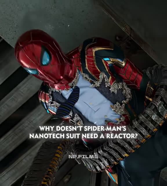cover for Why doesn’t Spider-Man’s nanotech suit need an Arc Reactor? 🤔 #Marvel #SpiderMan #MovieFacts