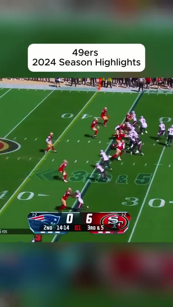 cover for Epic 49ers 2024 Season Highlights! 🔥🏈 #49ers #NFL #NFLPlayoffs