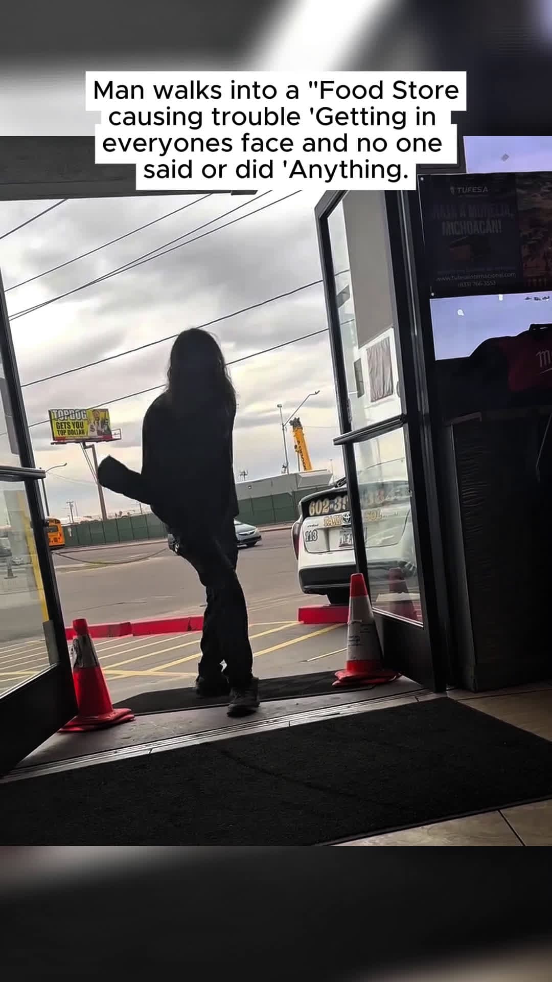cover for Guy Walks Into Food Store Causing Trouble #viral #trending #Memes #fails