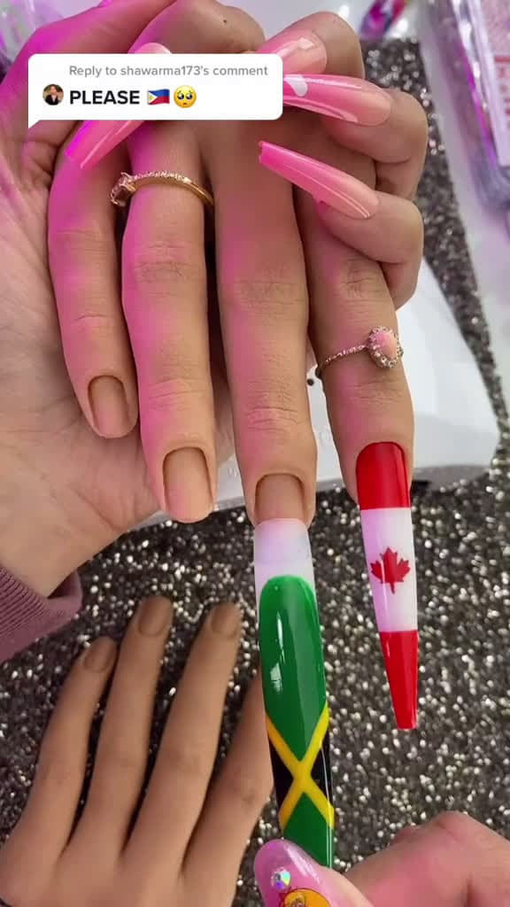 cover for Reply to @shawarma173 Flag Collection Mashup 💅🏽 #nails #nailtutorial #acrylicnails #beautyhacks #scoopz  #viral 