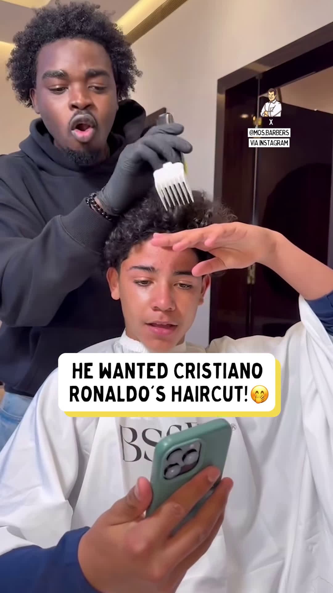 cover for #TooFunnyToScroll Did the barber do a good job