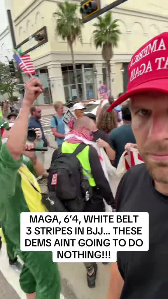 cover for Protest meets politics 🚨 #AntiICE #Unity #MAGA 🇺🇸