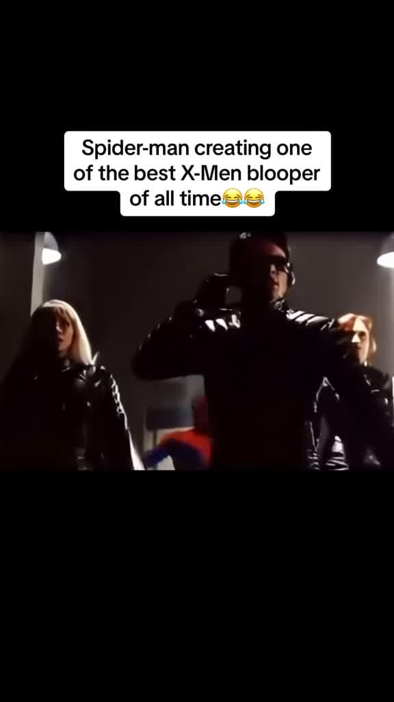 cover for Marvel bloopers are a laugh riot 😂 #MarvelBloopers #XMen #Spiderman #Oops