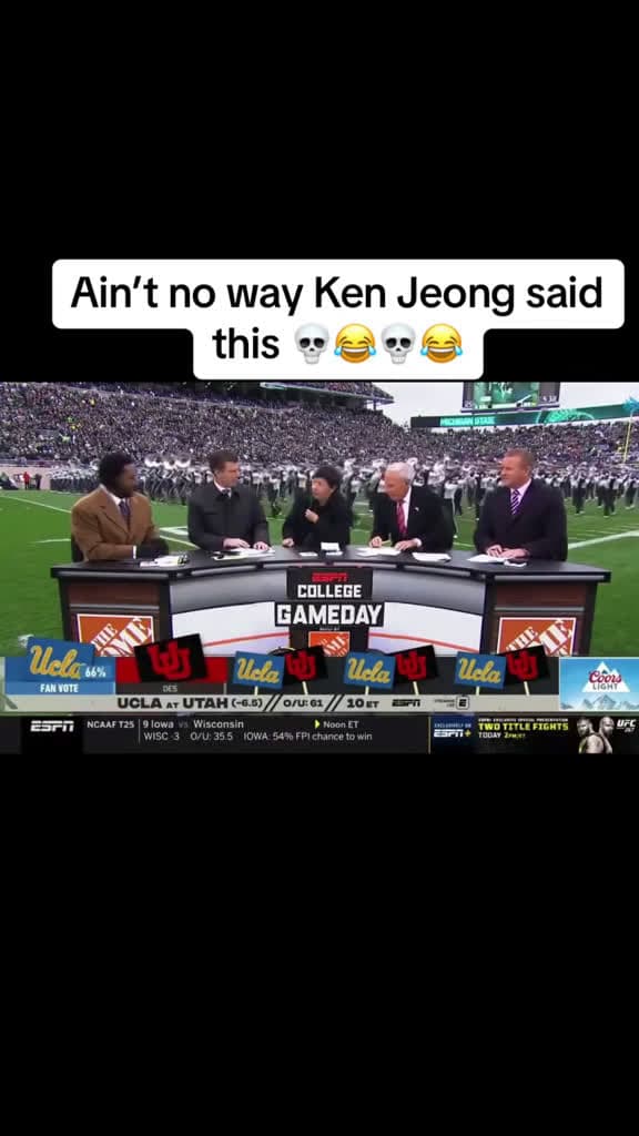 cover for Ken Jeong fires back: 'That’s her last name—relax ESPN, how dare you!' 😂🔥 #KenJeong #CollegeFootball #ESPN #Funny #Gameday