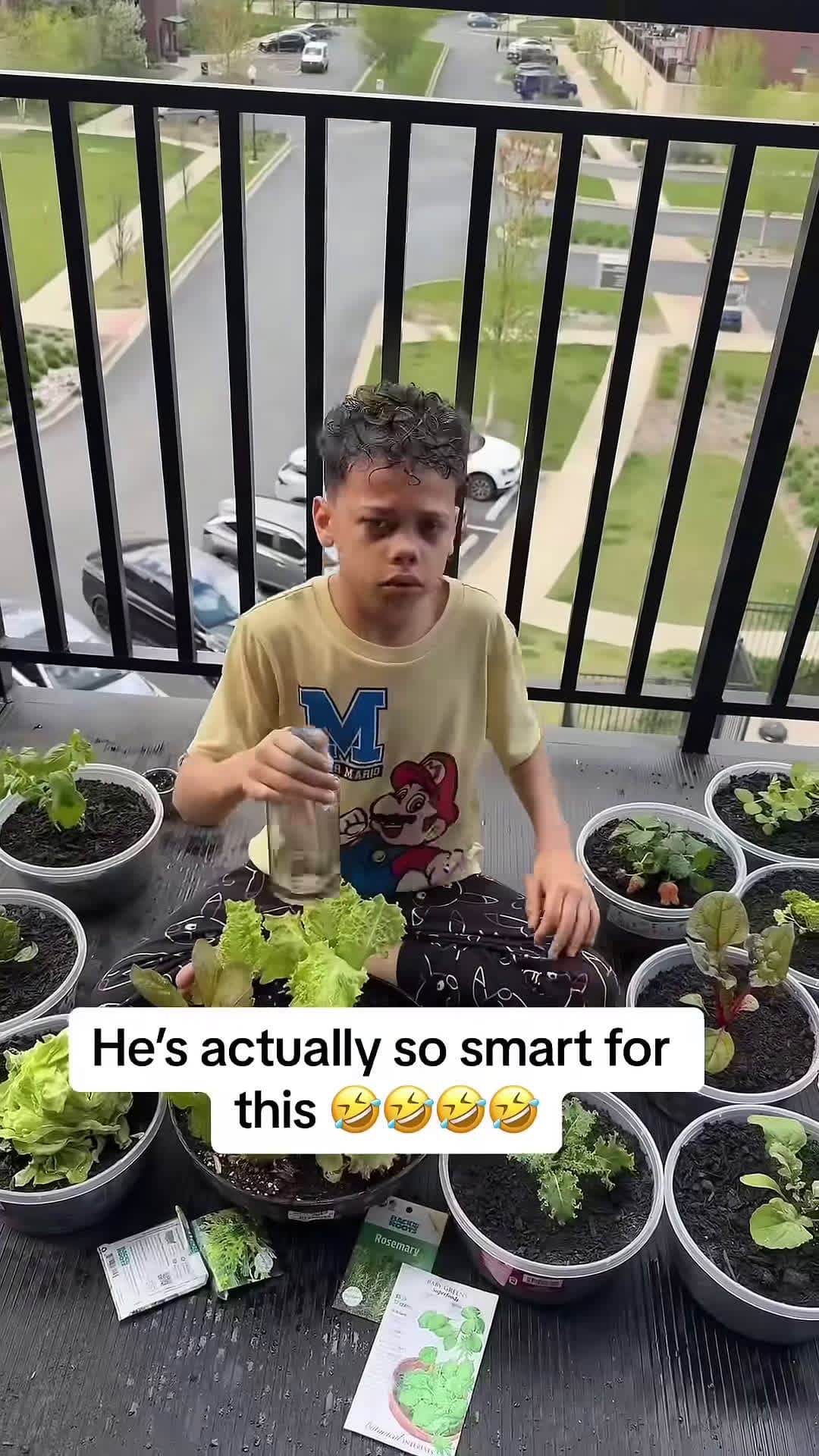 cover for Kid caught GROWING all of his FOOD
