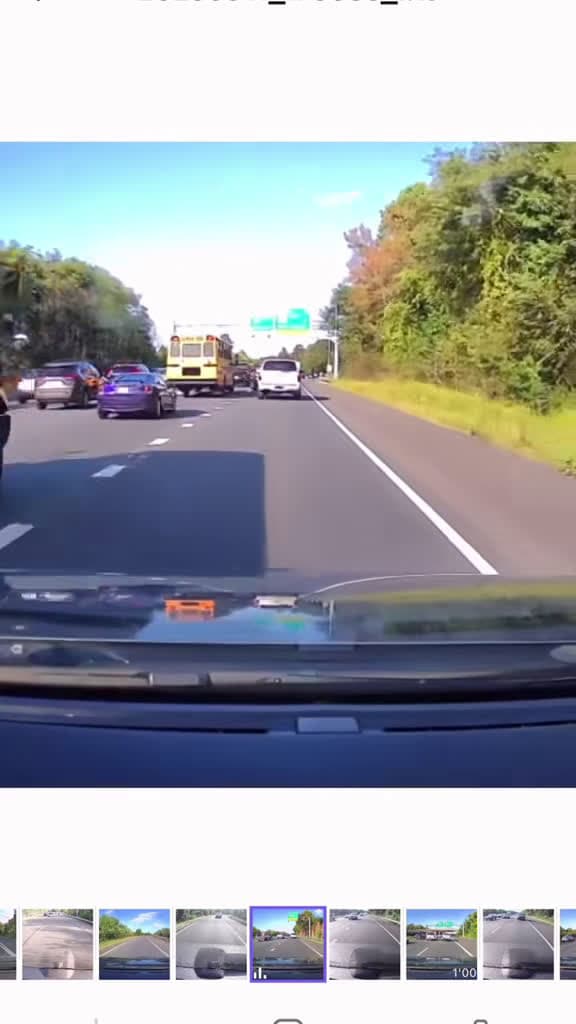 cover for Swerving into a bus full of kids at the last second… because why not? 😳 #BadDriver #Dashcam #Maryland