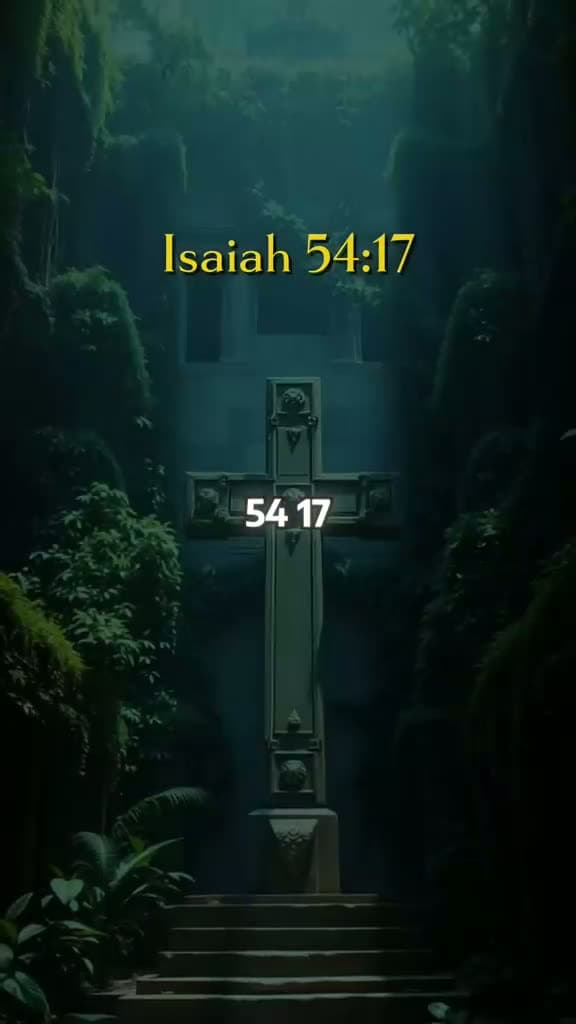 cover for Join me in a powerful prayer of protection 🙏✨ #Isaiah5417 #BibleVerse #ChristianInspiration