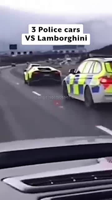 cover for Police outsmart Lamborghini shorts