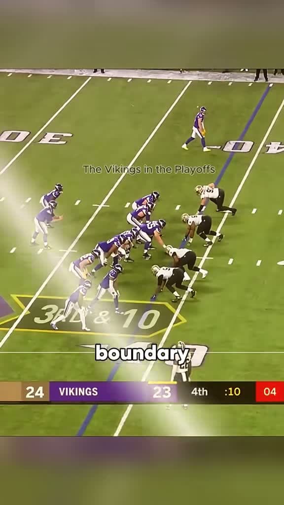 cover for Witness the unforgettable Vikings playoff miracle! 🏈 #VikingsMiracle #NFLPlayoffs #MinneapolisMiracle