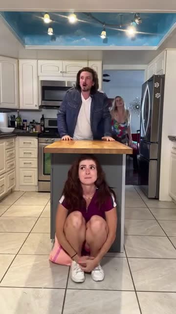 cover for His wife came home early
